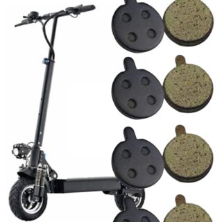 Siyah Onvo Elektrikli Scooter 012 X PLUS Uyumlu Scooter Fren Balatası (4 Çift) Ve Balata Çeşitleri