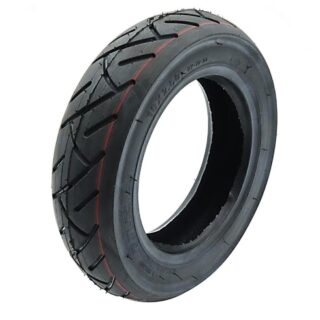 Siyah Scoowy 500W Elektrikli Scooter Dış Lastik Kaymaz Kauçuk