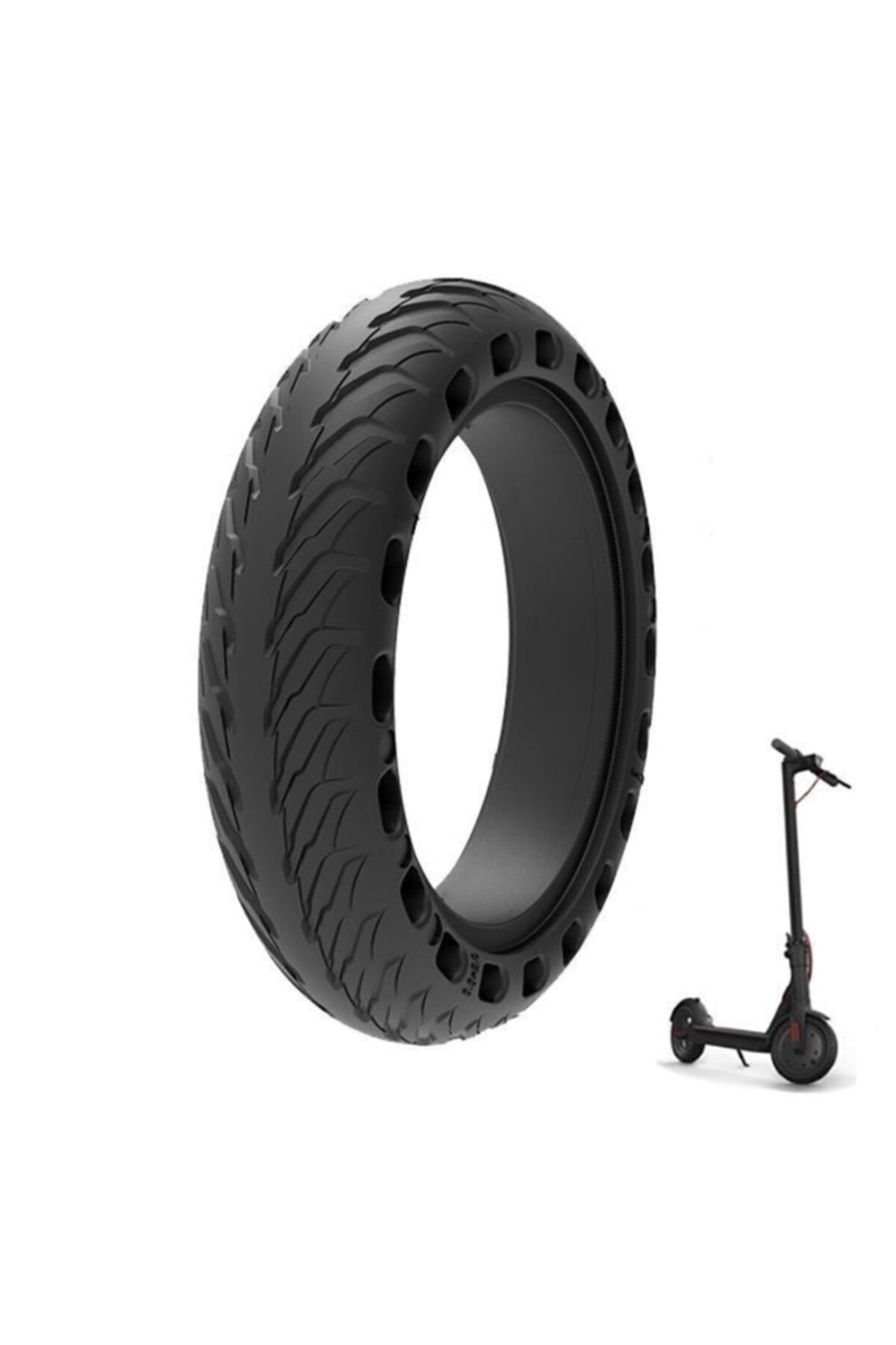 8,5 İNC ELEKTRİKLİ SCOOTER PATLAMAZ DOLGU DIŞ LASTİK SİYAH COPY